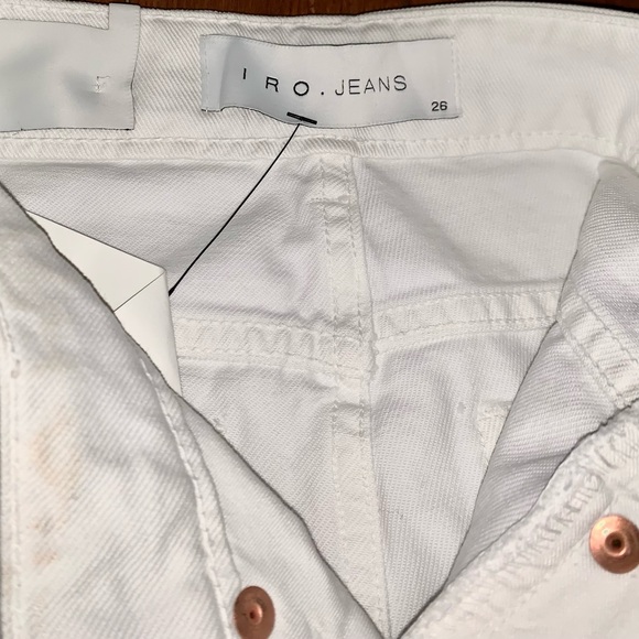 IRO Garcon Slim High Rise Jeans in Mary Graffiti - Picture 5 of 6